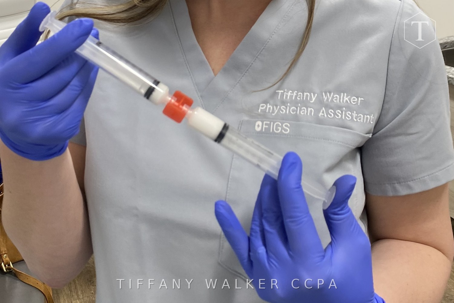 Preparing calcium hydroxyapatite at the chosen dilution