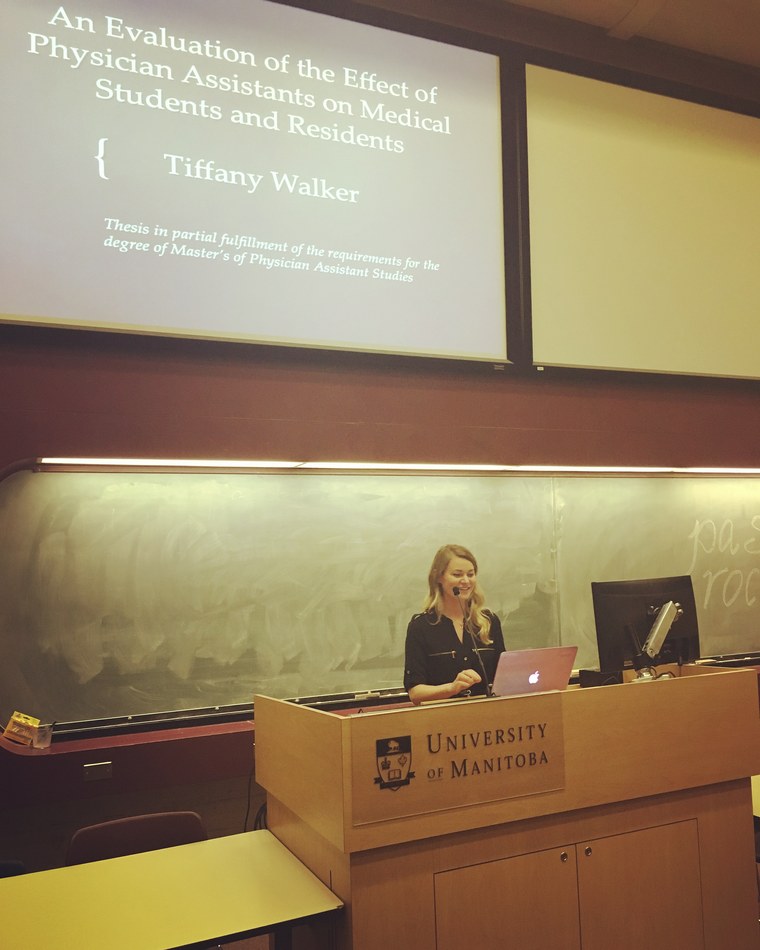 Presenting thesis research
