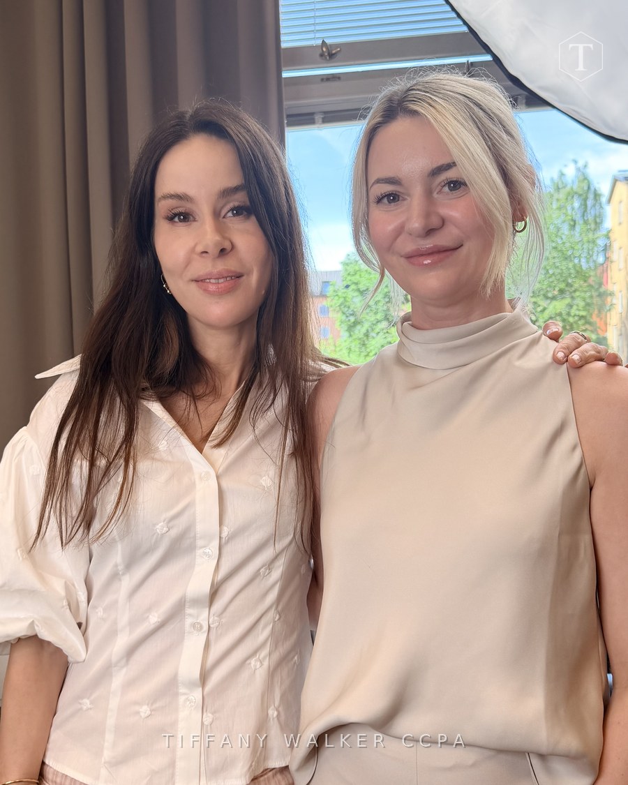 Tiffany Walker with Dr. Rebecka Gardell